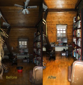 Before and After Smoke Cleaning.